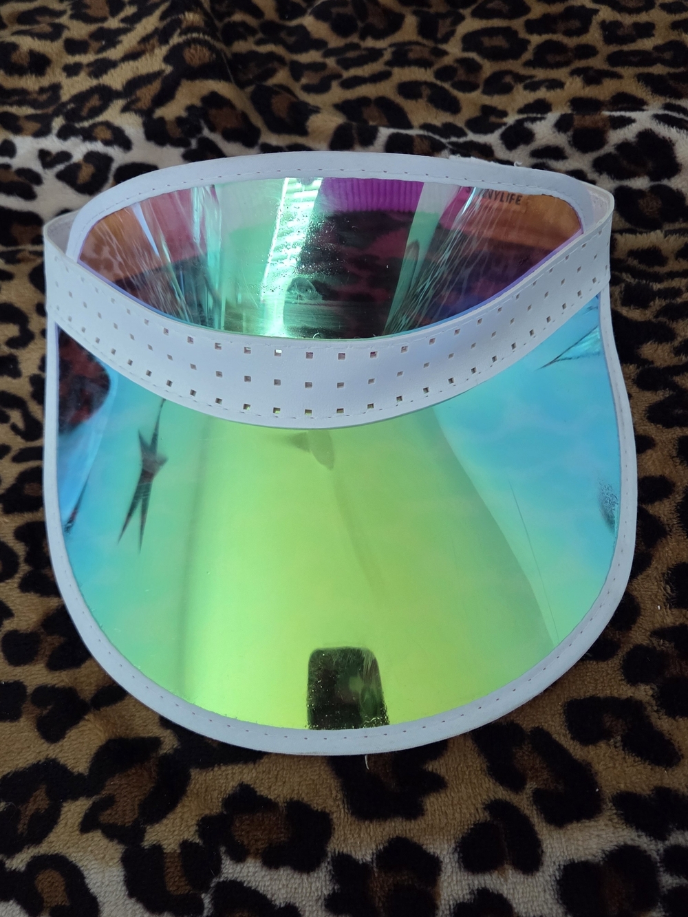 Sunnylife Iridescent Visor with White Trim